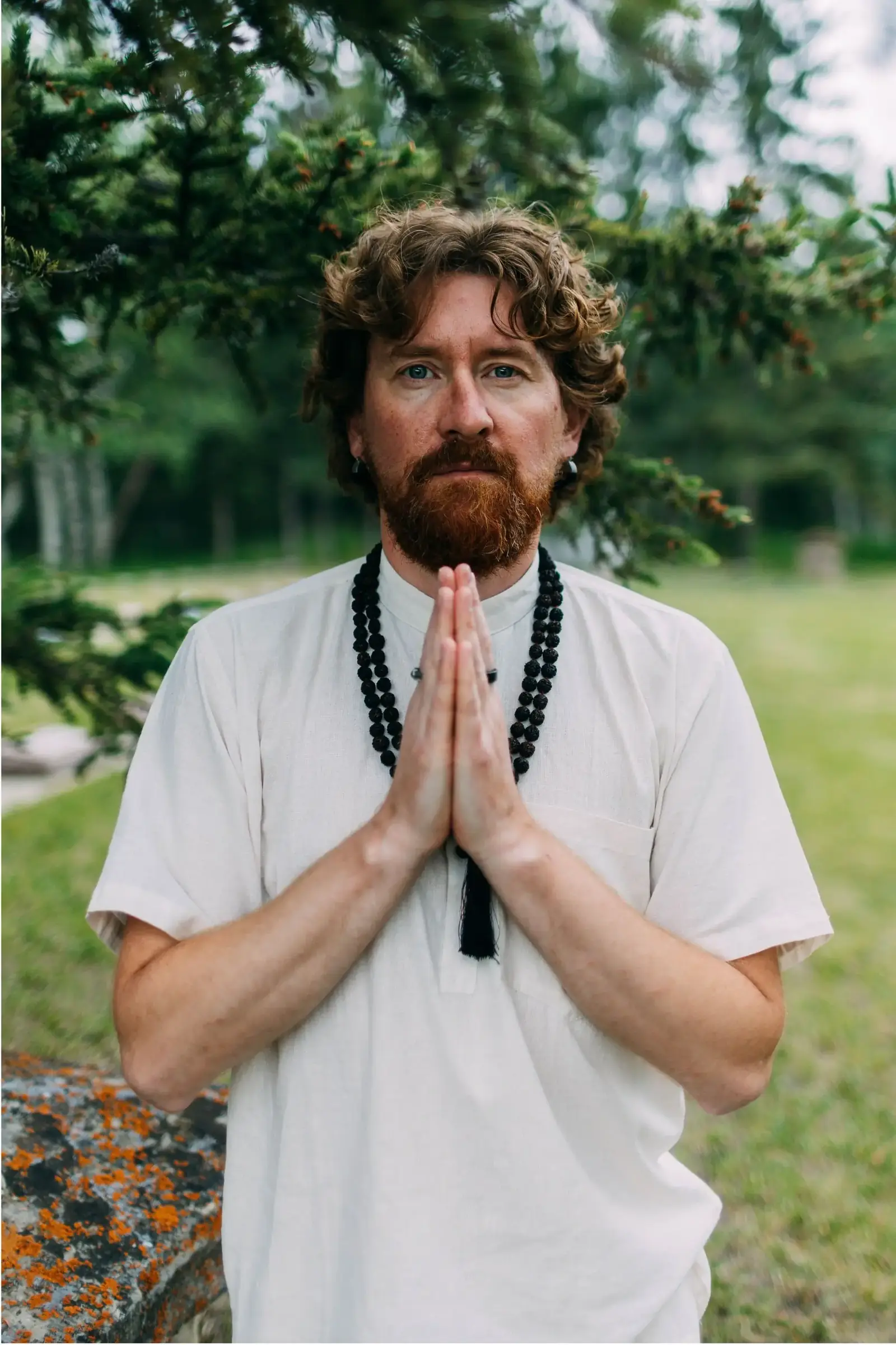 Artem Rusinov, certified yoga nidra teacher (Satyananda Saraswati Institute), guiding yoga nidra in Calgary and Edmonton